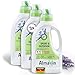 Produktbild AlmaWin® Sportwaschmittel für Funktionskleidung [3x 750ml] entfernt effektiv Schweißgeruch - Membranfunktion-schützendes Funktionswaschmittel - Outdoor Waschmittel - Reisewaschmittel [20-40°C]