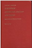 Elementary Structural Analysis and Design: Steel, Timber, and Reinforced Concrete Second Edition B003Z4UBZM Book Cover