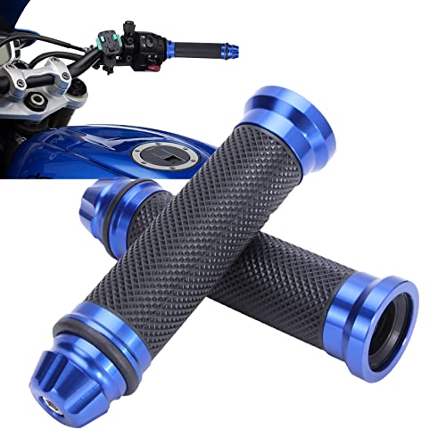 7/8 22mm Agarraderas para Moto Caucho Empuñaduras de Moto Manillar para Scooter Sports Bike Street Bike CBR600RR CBR1000RR Shadow Ninja GSXR