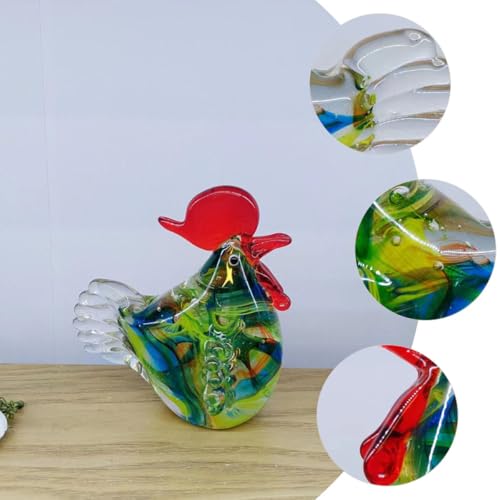 Poulet en verre réaliste GALPADA décoration durable extérieure - 7