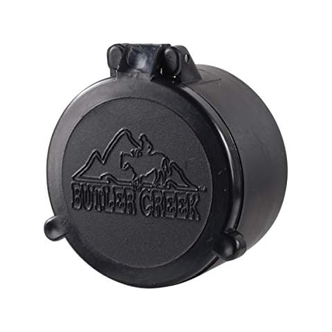 Butler Creek 40 Objective Flip Open Scope Cover , Black, Size 40 (2.25-Inch, 57.2mm) Cover