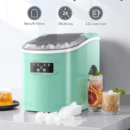 Máquina de Hielo de Mostrador 26 lbs en 24 Horas miniatura 2