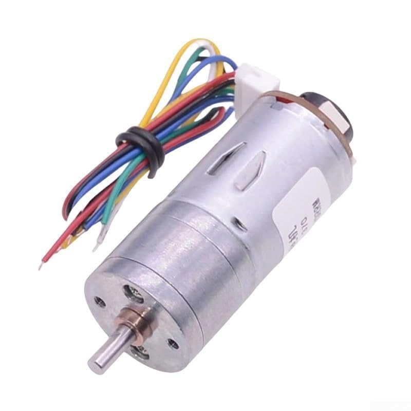 Motor de engranaje CC JGA25-370 para solucionar desvíos en giros de robot