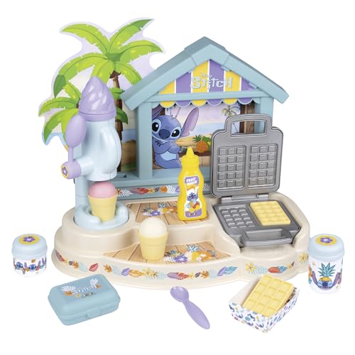 Juguete de imitación de Stitch Smoby con máquina de helados y 12 accesorios creativos