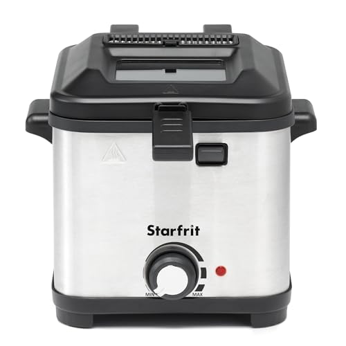 Starfrit 1.5L Compact Electric Deep Fryer - Variable Temperature -