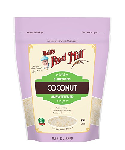 Bob's Red Mill Shredded Coconut, 12oz (Pack of 1) - Non GMO, Fair...