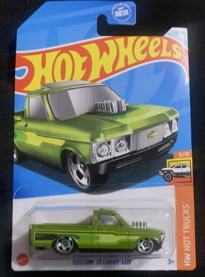Hot Wheels Green Custom 72 Chevy Luv 118/250 Hot Trucks 6/10