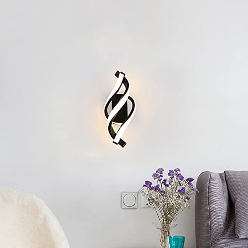 Applique murale moderne rotative blanche éclairage intérieur salon chambre blanc froid - 4