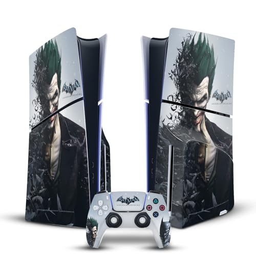 Autocollant vinyle PS5 Slim Batman Joker skin pour console édition disque et manette