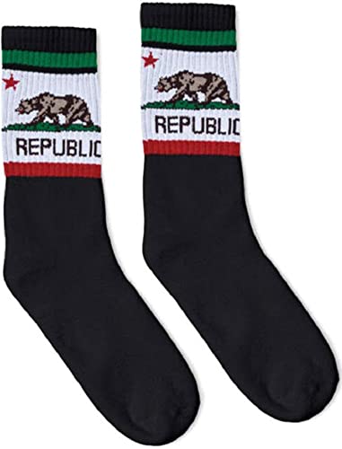 JOES SURF SHOP California Crew Sock Collection, Casual Comfy Socks, Sizes S-XL