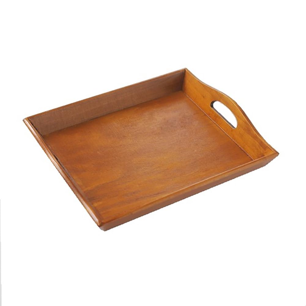 CTRLZS Wooden Pallet Food Tray Wooden Tea Tray Wooden Pallet with Handle
