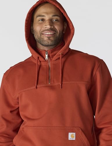 Image of Carhartt Men's Big & Tall Rain Defender Paxton Heavyweight Hooded Sweatshirt