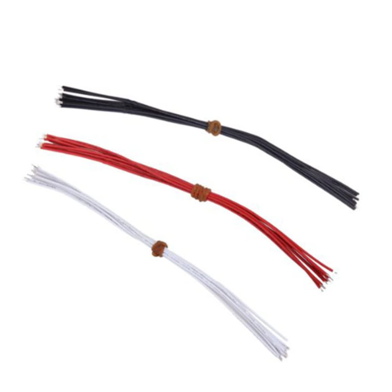 GOOHOCHY 30pcs Hookup Wire for Guitar Pickup Durable Wires for Musical Instruments and DIY Projects