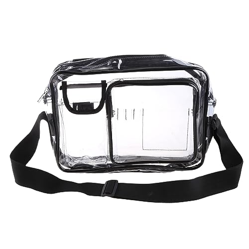 14inch Anti-Static Clear PVC Bag Cleanroom Engineer Tool Computer Working Bags for Women Men Shoulder Crossbody Pouch3