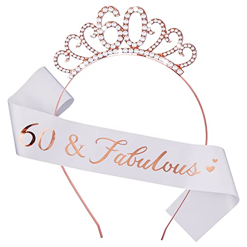 Set Corona Compleanno CIEHER - Tiara Con Strass E Fascia Birthday