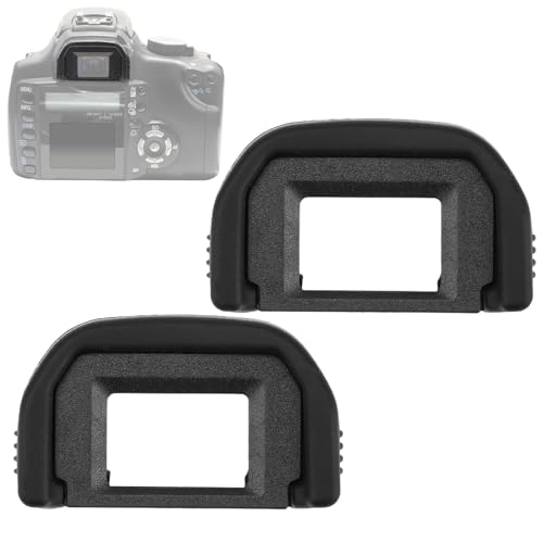 Oculare Fotocamera Camera in Gomma per Canon EOS 300D 350D 400D 450D 500D 550D 600D 1000D 1100D 700D 100D, Mirino Oculare Sostituzione EF Protettive Accessori (Nero)