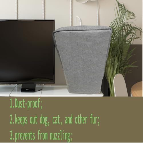 Image of PS5 Slim Dust Protector Kit, Cover + Filter, Made of Static cotton has high-efficiency Breathable, filtration, adsorb dust, Compatible with PS5 Slim Digital & Disc Edition(Not for Horizontal)