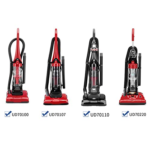 KEEPOW 2 Set F66 HEPA and Foam Filter for Dirt Devil UD70010 UD70110CDI UD70110CDI UD70105 Uprights Vacuum, Part# 304708001