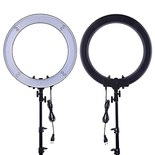 FACAZ Produkte Kamera-Foto-Video-Beleuchtungs-Kit Ringlicht LED-Fotografie-Aufhellungslicht RL-18 Ring-Fotografielicht… – Bild 4