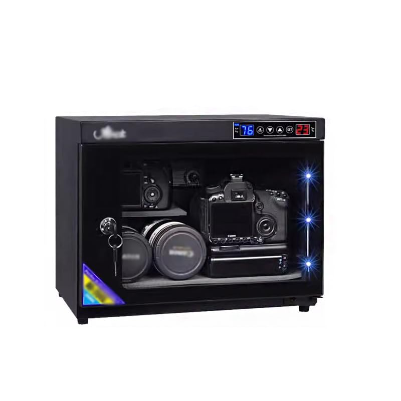 SLR-Kamera-/Objektiv-/Briefmarken-Trocknungsbox, Intelligente Dual-Screen-Steuerung, Entfeuchtungsschrank Für Fotografische Geräte,25L