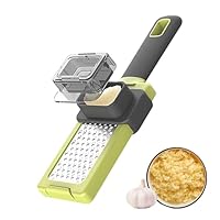 Knoblauchpresse,Knoblauchmühle,Knoblauchreibe,Knoblauchwippe,Garlic Press,Knoblauchschäler,Für Knoblauch & Ingwer (Kein Schälen Notwendig), Leicht Zu Reinigende Garlic Press