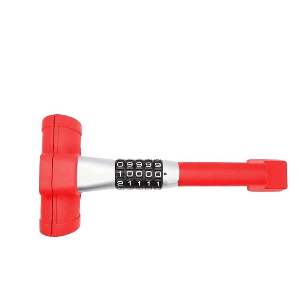 Jhshhpmec Onecolor T-Shaped Steering Wheel Anti-Theft Lock Retractable Hook Lock Retractable Anti-Theft Combination Lock Compatible With Car