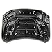 HYPER GLORY Car Hood, Compatible with 2011-2025 Dodge Durango All Models, 2021+ Hellcat Style Unpainted Black Aluminum Replacement Auto Hood Panel