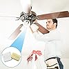 21 Pieces 6 Sets of Ceiling Fan Balancing Kit Fan Blade Balancing Kit Include 6 Self Adhesive Metal 5g Weight 9 Metal Self Adhesive 3g Weight 6 Plastic Clip