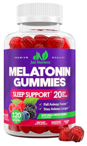 Melatonin 20mg Gummies (120 Count) - Maximum Strength Sleep...