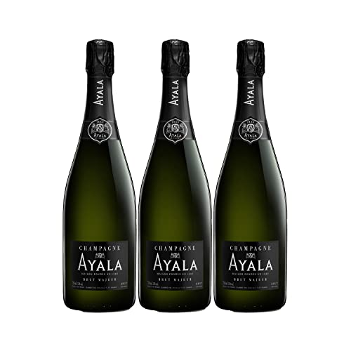 Champagne Brut Majeur blanco - Maison Ayala - DOP - Champán - Francia - Variedades de uva Chardonnay,Pinot Noir,Pinot Meunier - 3x75cl - 92/100 James Suckling