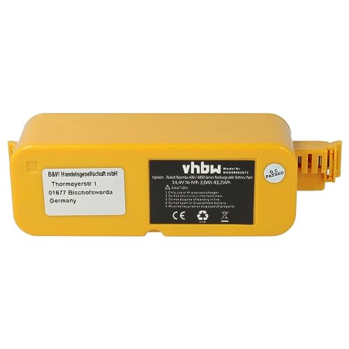 Batteria compatibile ad alta potenza | Capacità: 3000 mAh | Tensione: 14,4 V | Energia: 43,2 Wh | Tipo di cella: NiMH