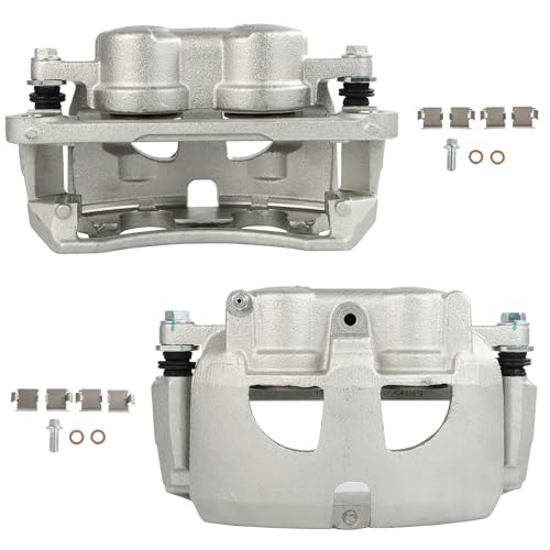Image of SCITOO 18B5173 18B5172 Front Left & Right Disc Brake Calipers Assembly w /Bracket For Dodge For Ram 2500 /For Ram 3500 /For Ram 4000,For Ram For 2500 /For 3500 /For 4000