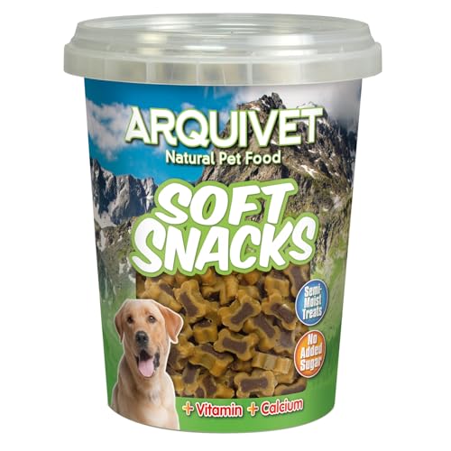 Arquivet Soft Snacks Huesitos Duo Cordero Y Arroz Para Perro, 300 G Paquete De 1