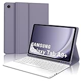 【Angle de Vision Réglable】Cet étui pour Galaxy Tab A9 Plus dispose de trois rainures intégrées pour vous offrir un angle de vue confortable, vous permettant d'ajuster l'angle de la tablette à votre goût, parfait pour écrire et regarder des vidéos.