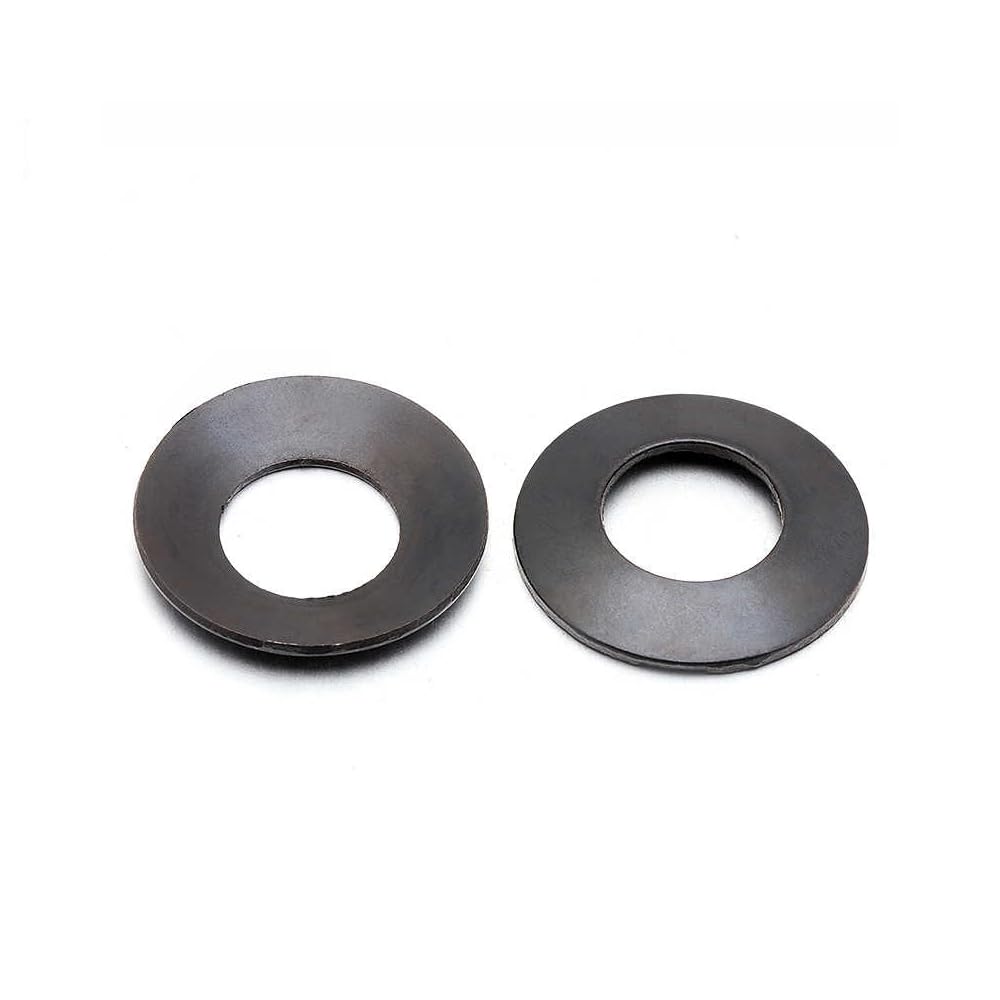 400pcs 5mm×10mm×0.6mm 65 Manganese Steel Black disc-Shaped Elastic Washers, disc-Shaped Spring Locking Washers