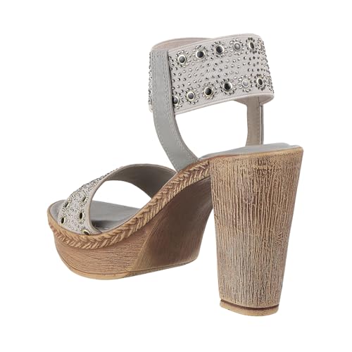 Image of Catwalk womens Cross-strap Shimmer Sandal