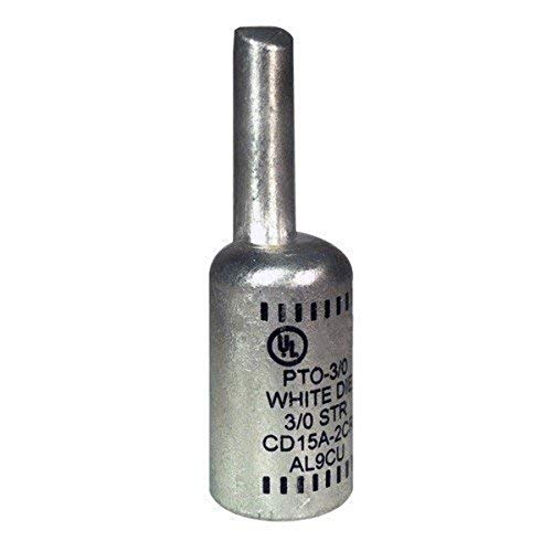 Image of Morris 90988 Morris Products 90988 Offset Solid Pin Terminal Connector, Compression Connector Type, 250 MCM To 3 /0 Wire Range