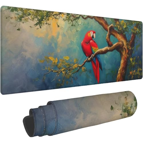 Podkładka pod mysz XXL 900 x 500 mm bordowa podkładka pod mysz dla zwierząt mata podkładka pod mysz do gier antypoślizgowa gumowa podstawa zszyte krawędzie akcesoria biurowe do gier do biura i