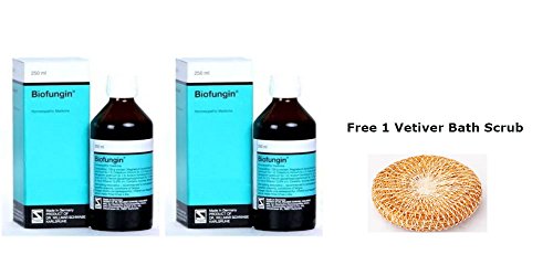 Schwabe Biofungin for Anemia 250ml (Pack of 2) + Free 1 Vetiver Bath Scrub