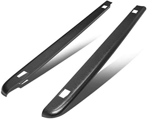 DNA Motoring Black Bed Rail Caps For 2007-2015 Chevy Silverado 6.5ft Bed