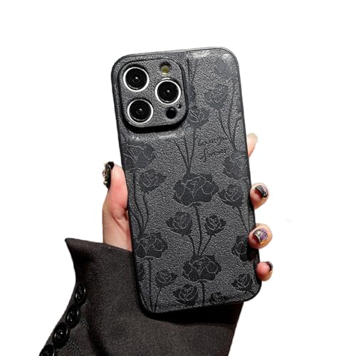 Coque iPhone 13 Pro Max cuir rose luxe une touche d'audace