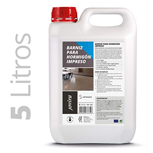 BARNIZ-RESINA PARA HORMIGO?N IMPRESO Resina protector satinado para pavimentos de hormigo?n. (5 Litros)