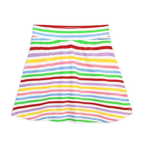 YouGotPlanB Cotton Skater Skirt for Girls | Pack of 1 | Ages 3-16 Years | Attached Inner Shorts | Ideal for Sports & Play