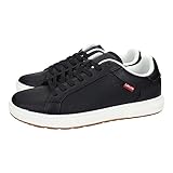 Levi's Piper, Zapatillas Hombre, Negro (Regular Black), 42 EU