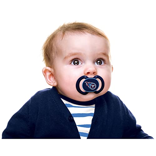 Image of Baby Fanatic Pacifier 2-Pack - NFL Tennessee Titans - Officially Licensed League Gear