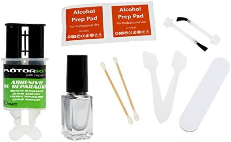 Visbella AG0011BW1B DIY Alloy Wheel Repair Kit Fix Curb Rash, Silver