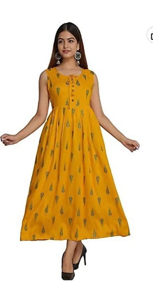 Shaba Textile Women Fashionable Sleevless Kurti