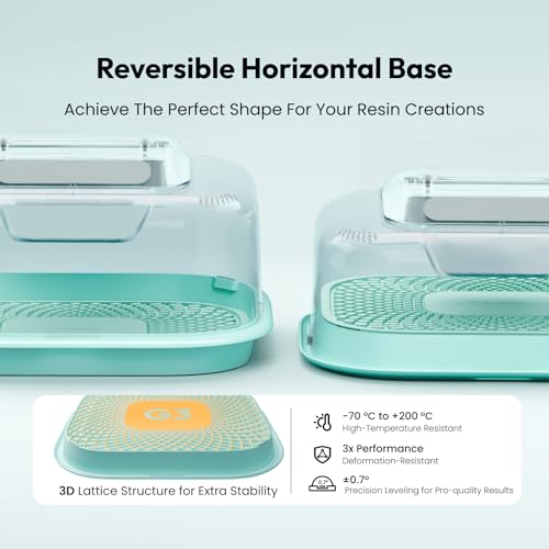 Resiners Resin Curing Machine G3 & Auto Resin Preheater, 2H/1Min Fast Curing, Silicone Mat Included, Deformation-Resistant Reversible Base - Image 4