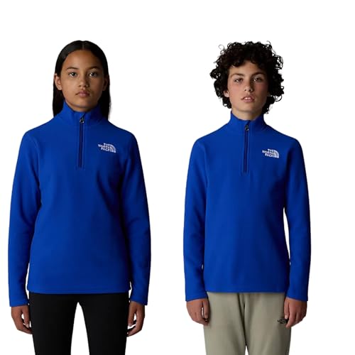 The North Face NF0A8AZMCZ61 Teen Glacier 1/4 Zip Pullover Sweatshirt Unisex TNF Blue Tamaño M