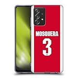 Head Case Designs Officially Licensed Arsenal FC Cristhian Mosquera 2025/26 Players Home Kit 2nd Group Gel Case [Military Grade Protection] Compatible with Samsung Galaxy A52 / A52s / 5G (2021)